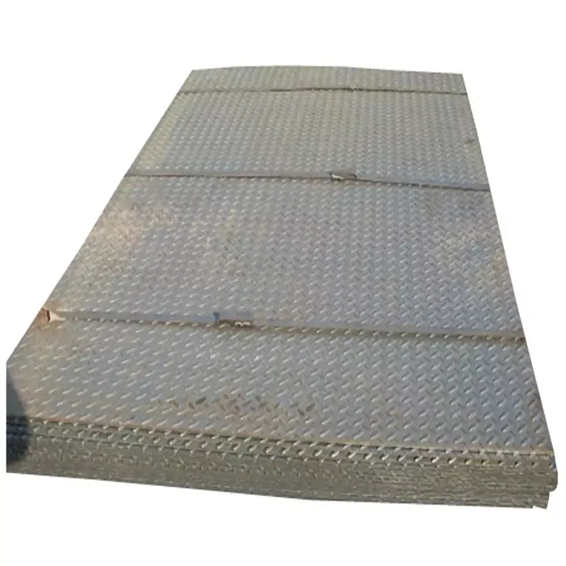 A36 Ss400 Q235B s275jr Ms Checkered Floor mild Carbon Steel Plate